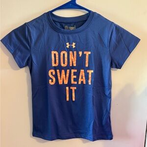 Under Armour Kids Bluish Purple T-Shirt